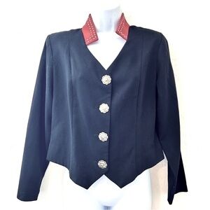 NEW FRONTIER Vintage 90s Bolero Western Jacket Size M USA